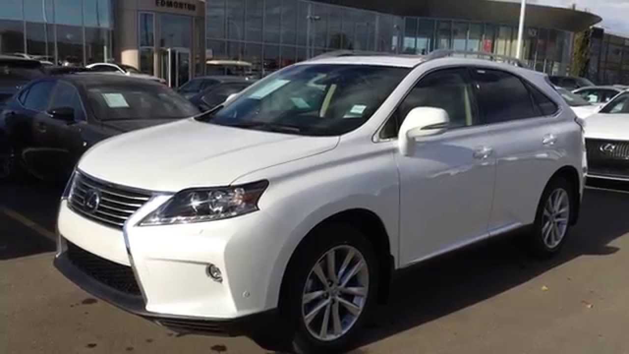 New White On Parchment 2015 Lexus Rx 350 Awd Touring Package Review Alberta Canada