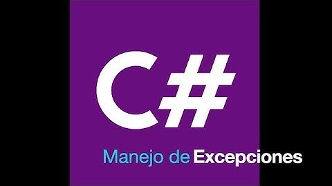 Manejo de excepciones personalizadas y definidas por el lenguaje en c#