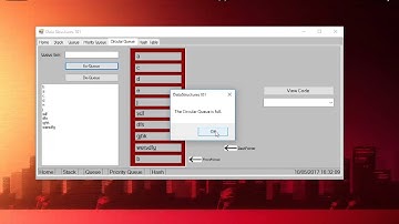 Circular Queue 1 - A-Level Computer Science Project