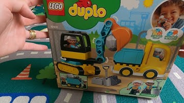 LEGO duploTruck & Tracked Excavator 10931 4K