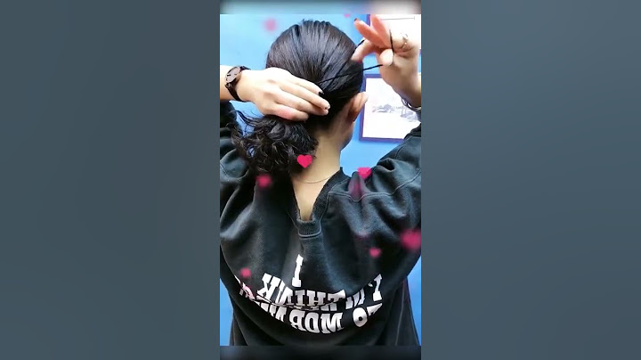 short hair bun #Shorts