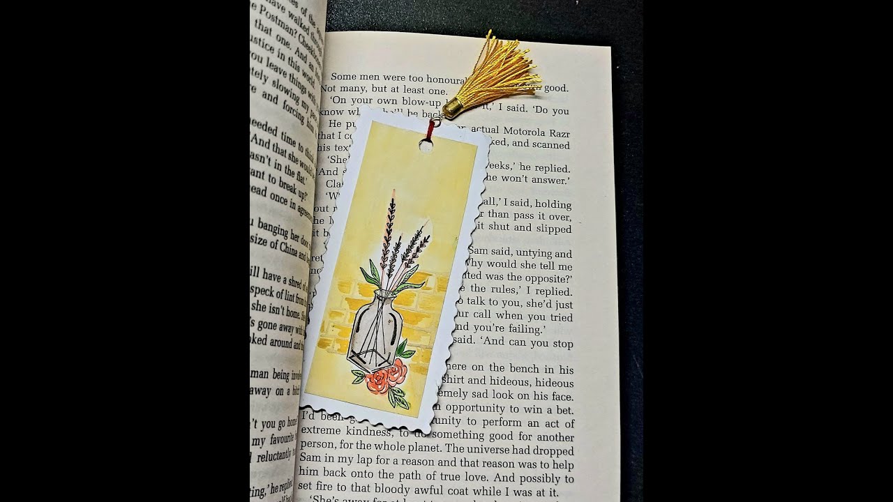 bookmark | DIY bookmark | bookmark painting ideas - YouTube