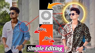Vsco photo editing||vsco video editing||facetone2 clothes colour change||Best photo editing picsart