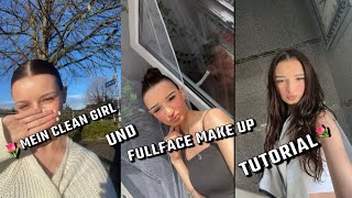 🌷Mein clean Girl und fullface Makeup Tutorial 💄🌷