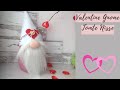 DIY Valentine Gnome / Scandinavian Tomte Nisse Gnome / Sock gnome for Valentine's Day