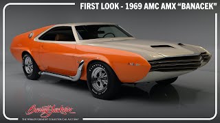 FIRST LOOK  1969 AMC AMX Custom Coupe 'Banacek'  BARRETTJACKSON 2024 SCOTTSDALE AUCTION
