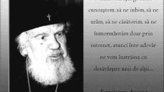 Bartolomeu Anania despre internet, înnoire, singurătate, sfârşitul lumii, manipularea individului, imagine, televizor, comuniune.
Fragment din predica IPS Bartolomeu Anania la Anul Nou în data de 01 i