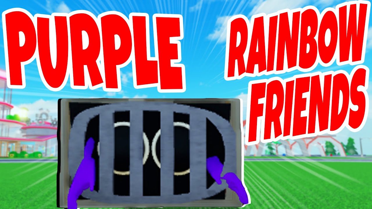 OUTFIT CODE) How to make PURPLE from RAINBOW FRIENDS in Roblox ...