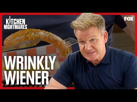 Restaurant Serves Gordon Rubbery, Wrinkly Hot Dog | Kitchen Nightmares