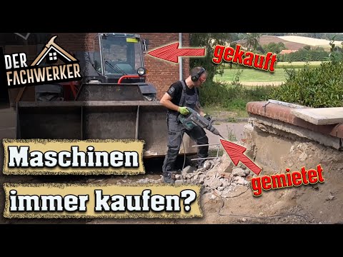 Baumaschinen kaufen oder mieten? Wie spart man wirklich Geld?