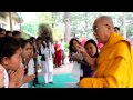 HH Dalai Lama meets the participants of Summer Camp 2013 under ENVISION's Building Bridges Project