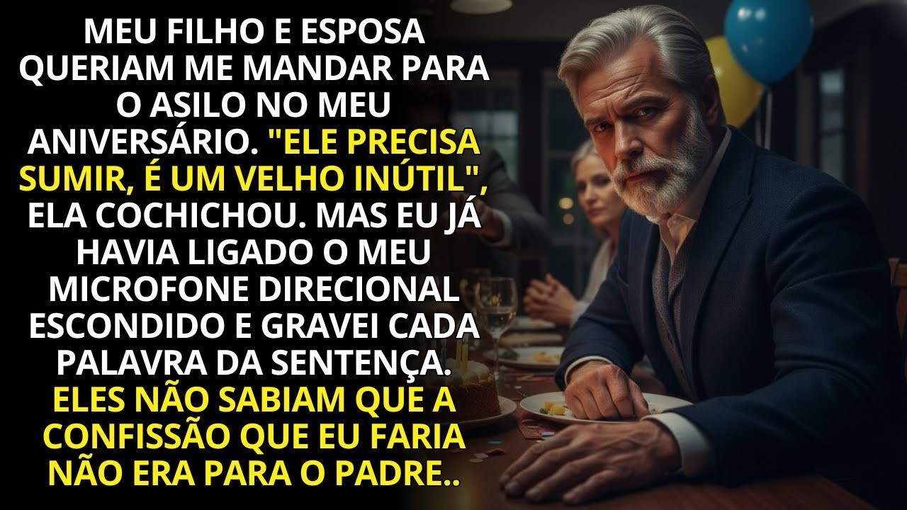 “Feliz aniversário, você vai para o asilo”, meu filho disse. Ele não que eu mandava em tudo…
