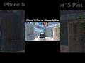 iPhone 14 Plus vs iPhone 15 Plus Bgmi gaming test #bgmi #bgmishorts #ytshorts #viralvideo #tdm