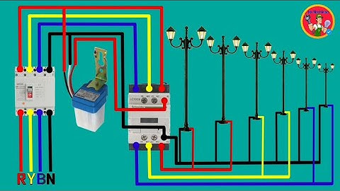 How to install street lights with photocell sensor?