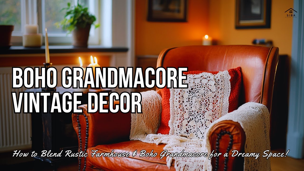 Vintage Charm: Rustic Farmhouse Meets Boho Grandmacore Decor
