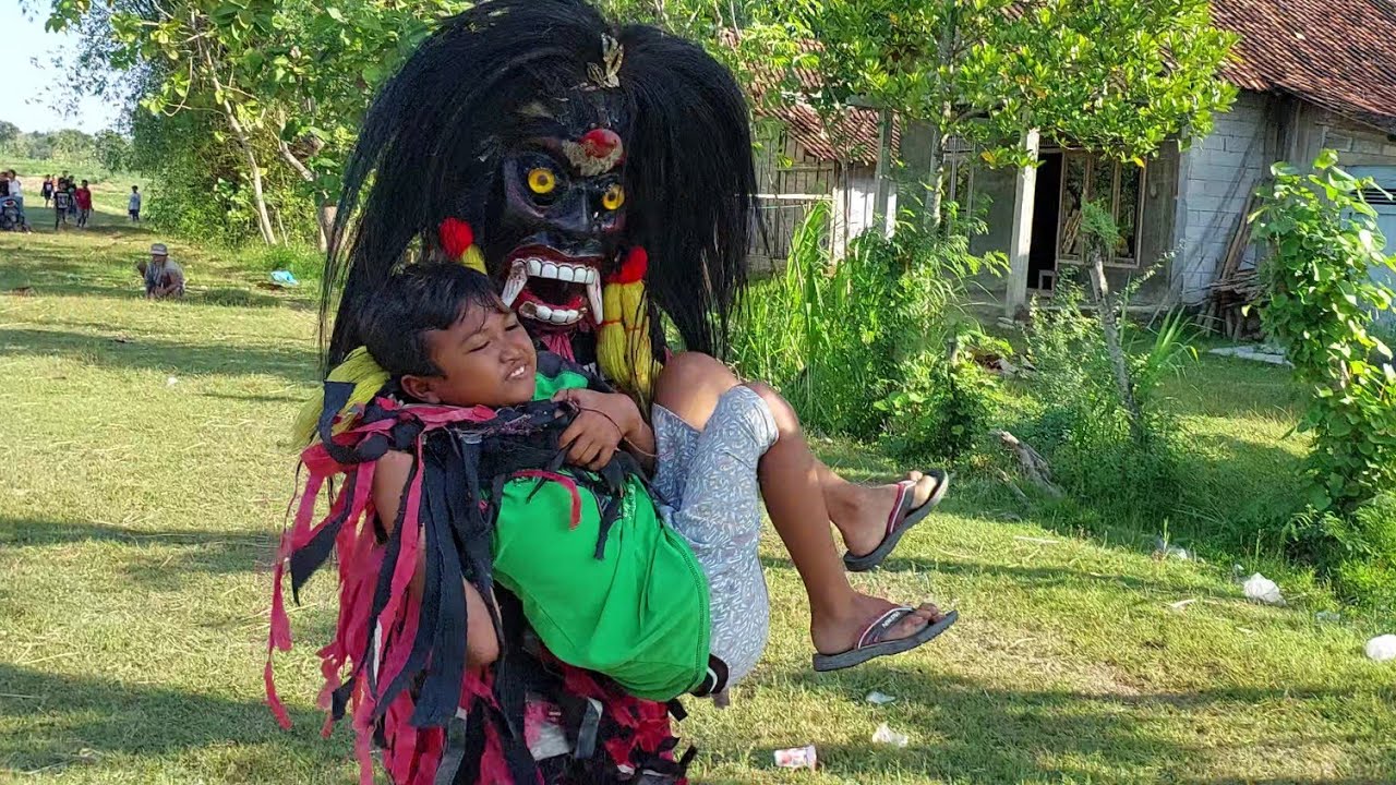 MENGEJEK KETANGKEP BARONGAN !! Arak arakan barongan blora Sekar Joyo Melati Putro live ngablak