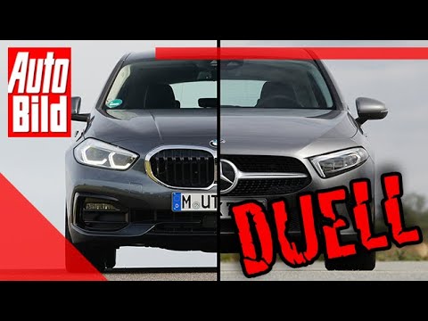 Duell Hinter M Deich Bmw 1er Vs Mercedes A Klasse 2019 Auto Test Vergleich Youtube
