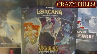 Lorcana: Ursula's Return Illumineer's Trove CRAZY TRIPLE PULL (Product opening)