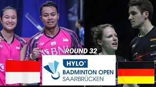 HYLO OPEN 2022 REHAN NAUFAL/LISA AYU VS MARK LAMSFUSS/ISABEL LOHAU I [HIGHLIGHTS BADMINTON