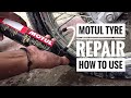 MOTUL TYRE REPAIR || HOW TO USE || TYRE PUNCTURE SOLUTION