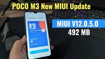 Poco M3 New MIUI Update V12.0.5.0 with April Security Patch