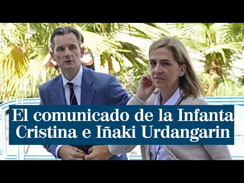 La Infanta Cristina e Iñaki Urdangarin deciden "interrumpir su relación matrimonial"