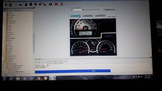 Mileage correction of Suzuki Jimmy 2016 processor based odometer MB91F061BS by Iprog Chinese clone