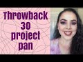 Throwback 30 Project Pan update  |  November 2020 #throwback30projectpan