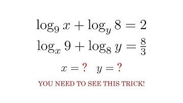 Step-by-Step Solution for Tough Simultaneous Equations! - Math Olympiad