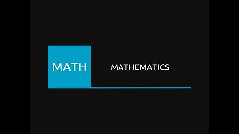 ICTP Sections: Mathematics