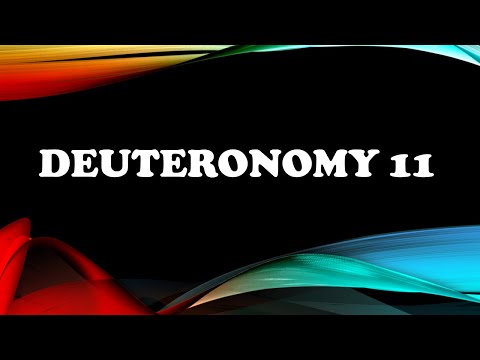 Deuteronomy Chapter 11