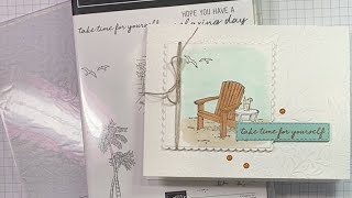 Stampinโ Up! Seaside View Card Tutorial
