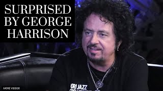 Steve Lukather tells the Story of Being Surprised by George Harrison