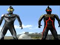 ULTRAMAN TIGA DARK & ULTRASEVEN DARK TAG TEAM - ULTRAMAN FIGHTING EVOLUTION 3