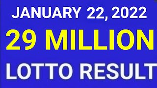 LOTTO RESULT TODAY 9PM JANUARY 22 2022 (6/42, 6/55)