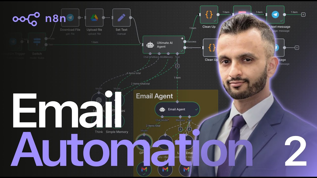 I Built an AI That Reads My Emails (Ultimate Agent Series Pt. 2) - YouTube