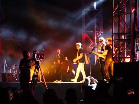 Duran Duran at Kennedy Space Center Rocket Garden on 50th Anniversary of Apollo 11 Launch Rio
