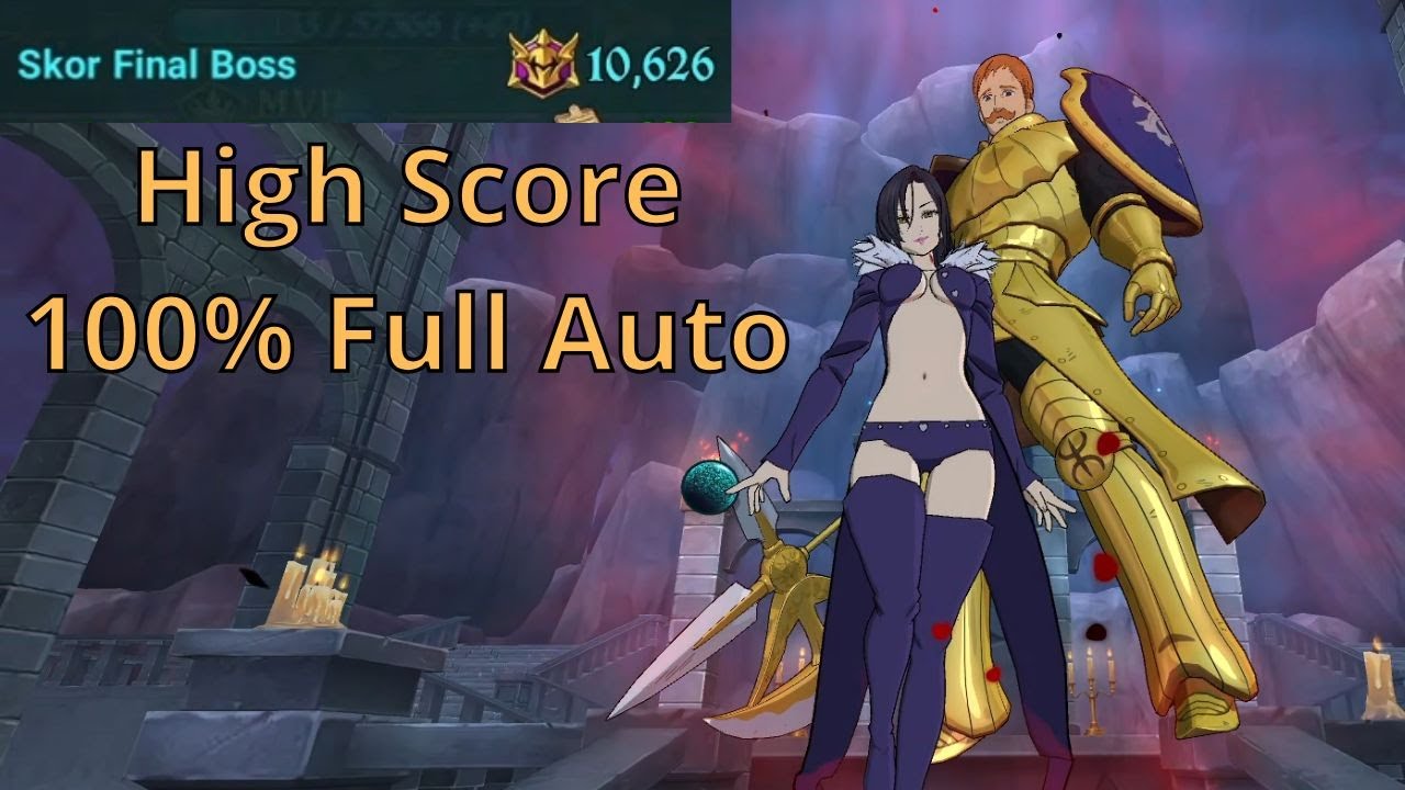 High Score Full Auto Final Boss Merlin Escanor [ 7DS Grand Cross ]