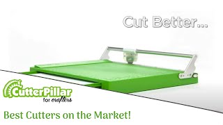 CUTTERPILLAR CROP: Portable Model for Perfect Paper Trimmer Cutter Cuts  Every Time