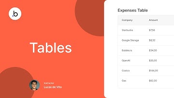 Design amazing tables in Bubble.io | Tutorial