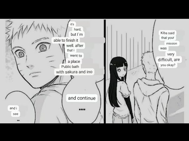 NaruHina Brasil - Para mim, um dos painéis mais bonitos do mangá é esse do  sonho de Hinata no tsukuyomi infinito. Ok, é um sonho, não é real, mas  levando-se em conta