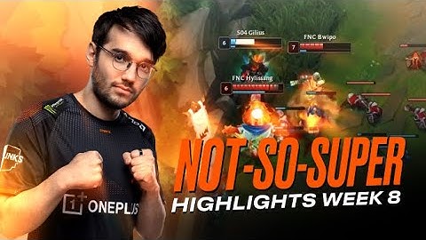 Not-so-super Week | LEC 2021 Spring Highlights (Week 8)