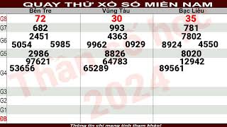 Quay thử Bến Tre, Vũng Tàu, Bạc Liêu, thứ 3, ngày 14/5/2024