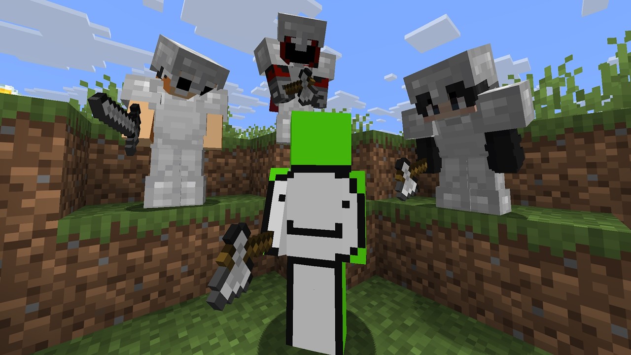 Minecraft Speedrunner VS 3 Hunters REVIVAL