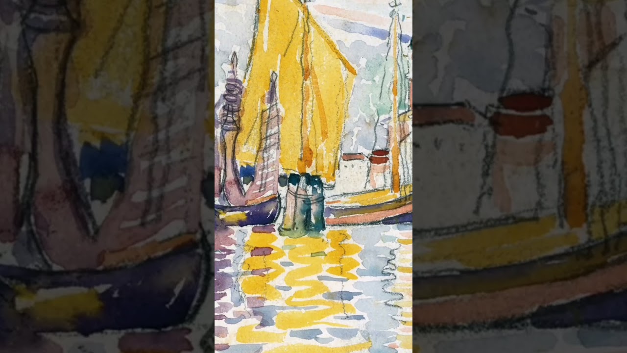 アンリ＝エドモン・クロス《モミの木のある谷》II