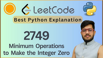 Leetcode 2749. Minimale bewerkingen om het gehele getal nul te maken | Bitmanipulatie | Python-op...