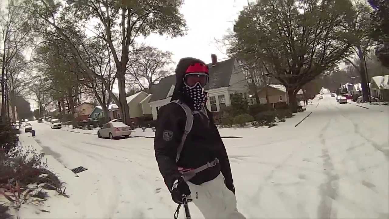 URBAN SNOWBOARDING IN COLUMBIA, SC!!!! YouTube