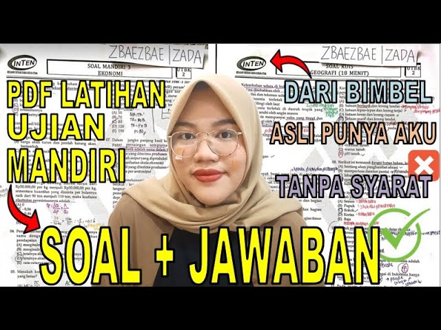 Pdf Latihan Ujian Mandiri Soal Dan Jawaban Soal Latihan Ujian Mandiri Zbaezbae Youtube