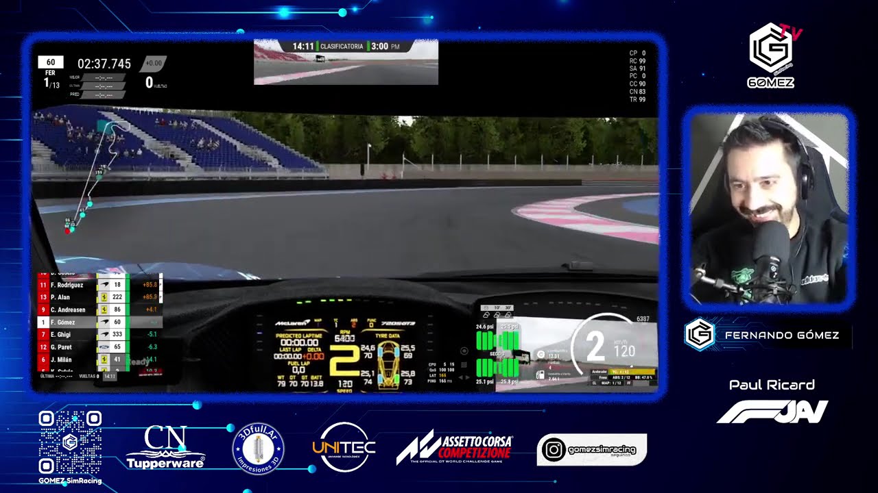 Equipo Oficial GOMEZ SimRacing   SOCIAL RACE DE FUAV   PAUL RICARD