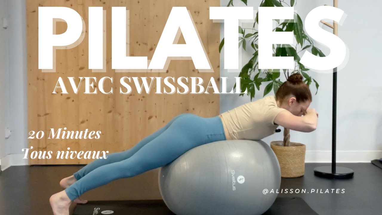 20 minutes de Pilates avec SwissBall– Renforcement profond & mobilité | Tous niveaux
